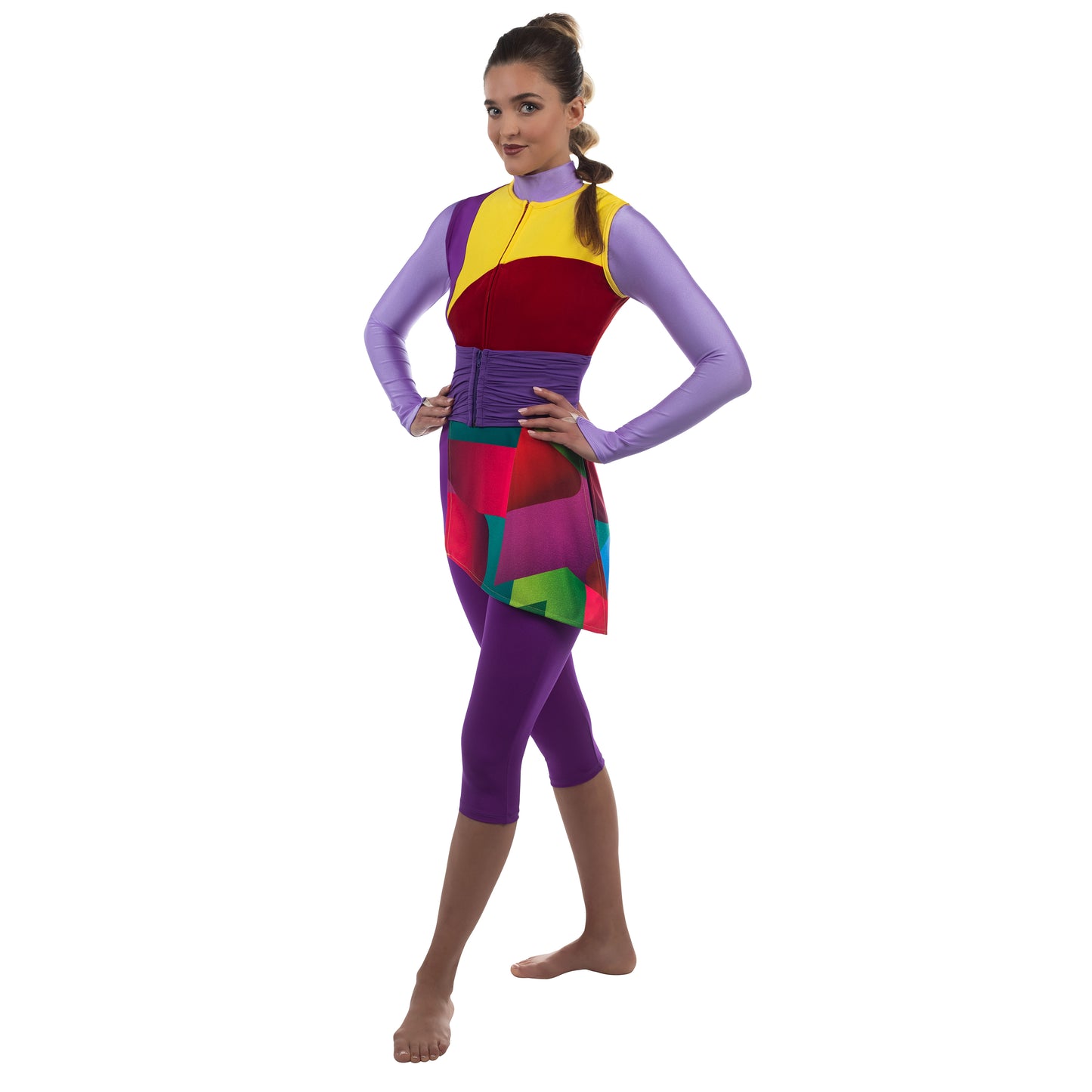 Convertible Color Guard Costume