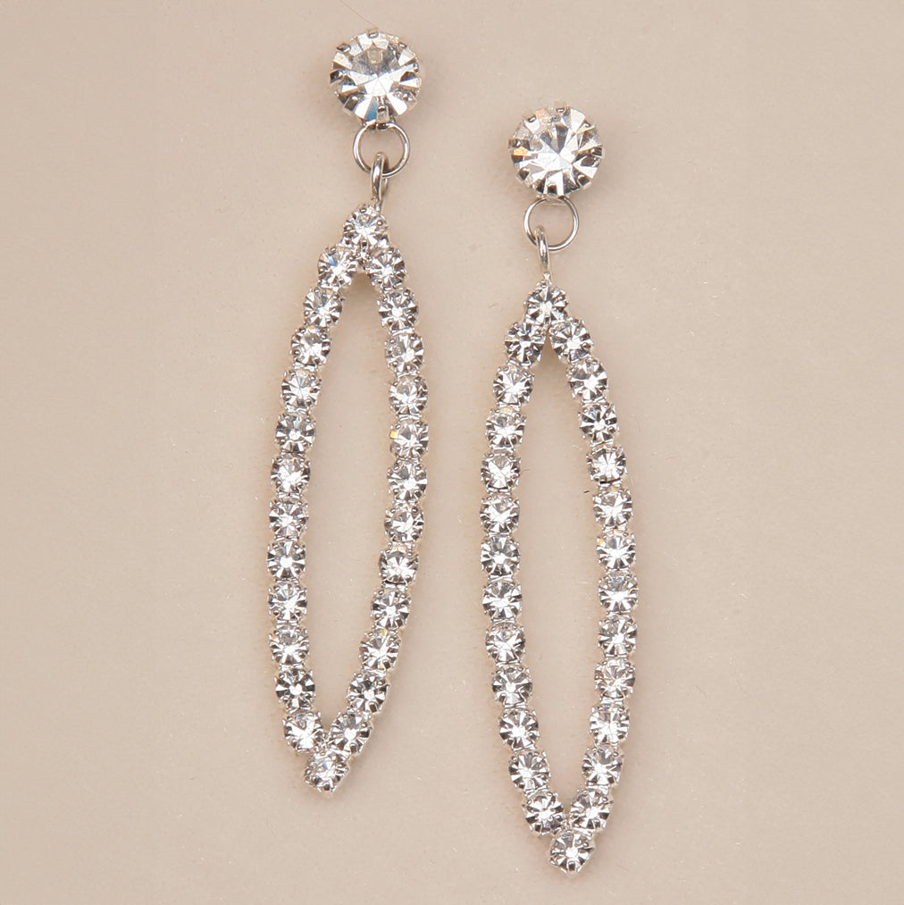 Rhinestone Drop Earrings