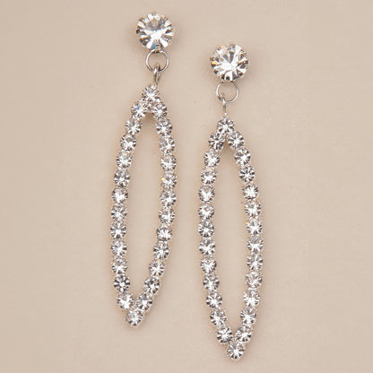 Rhinestone Drop Earrings