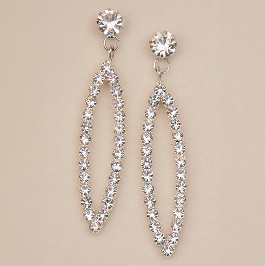 Rhinestone Drop Earrings