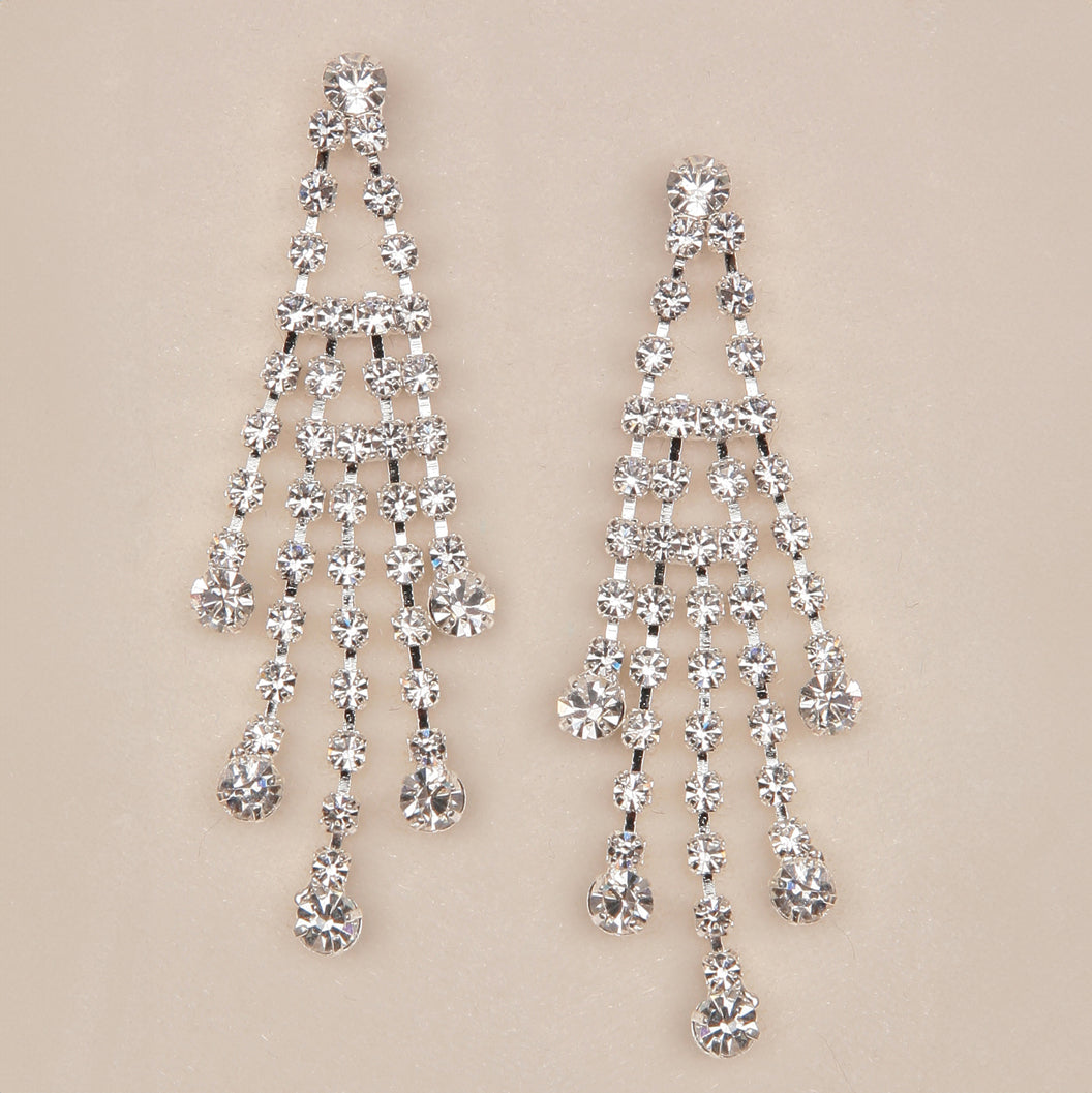 Rhinestone Drop Earrings