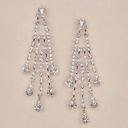 Rhinestone Drop Earrings