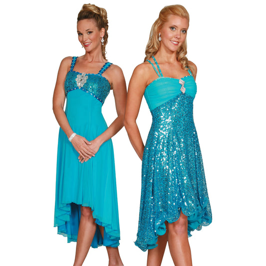 Rhinestone Accented Dresses