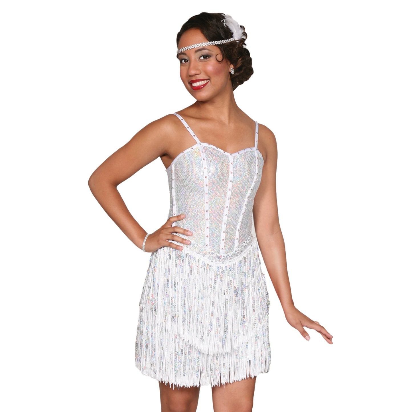 Flapper Style Fringe Dress