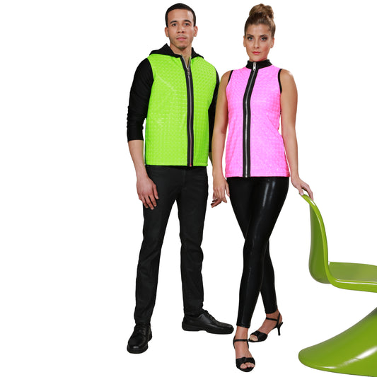 Neon Hologram Couples Look