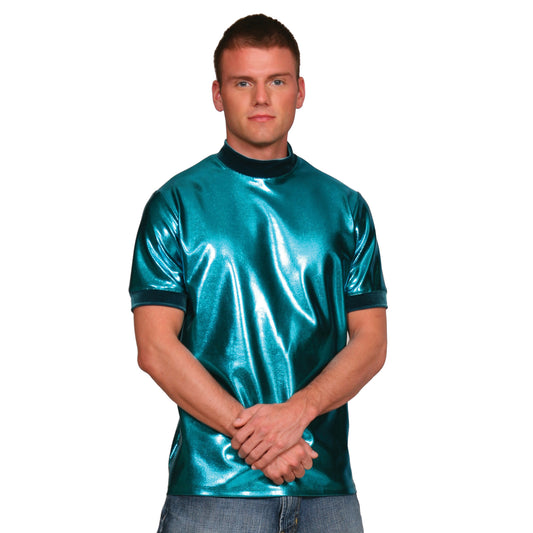 Metallic Short Sleeve Shirt