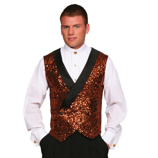 Sequin Cross-over Vest