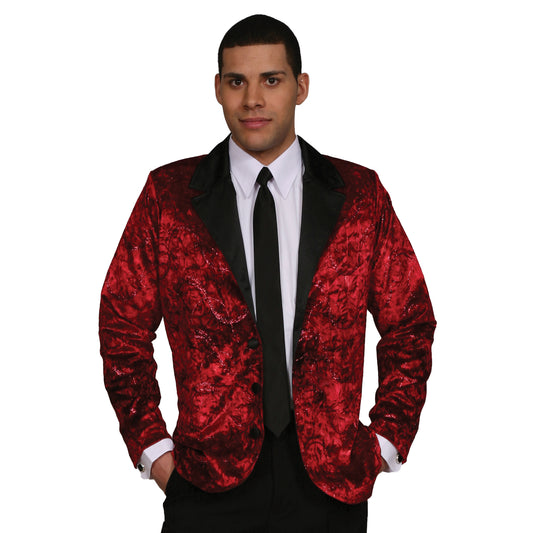 Echo Glitter Velvet Jacket