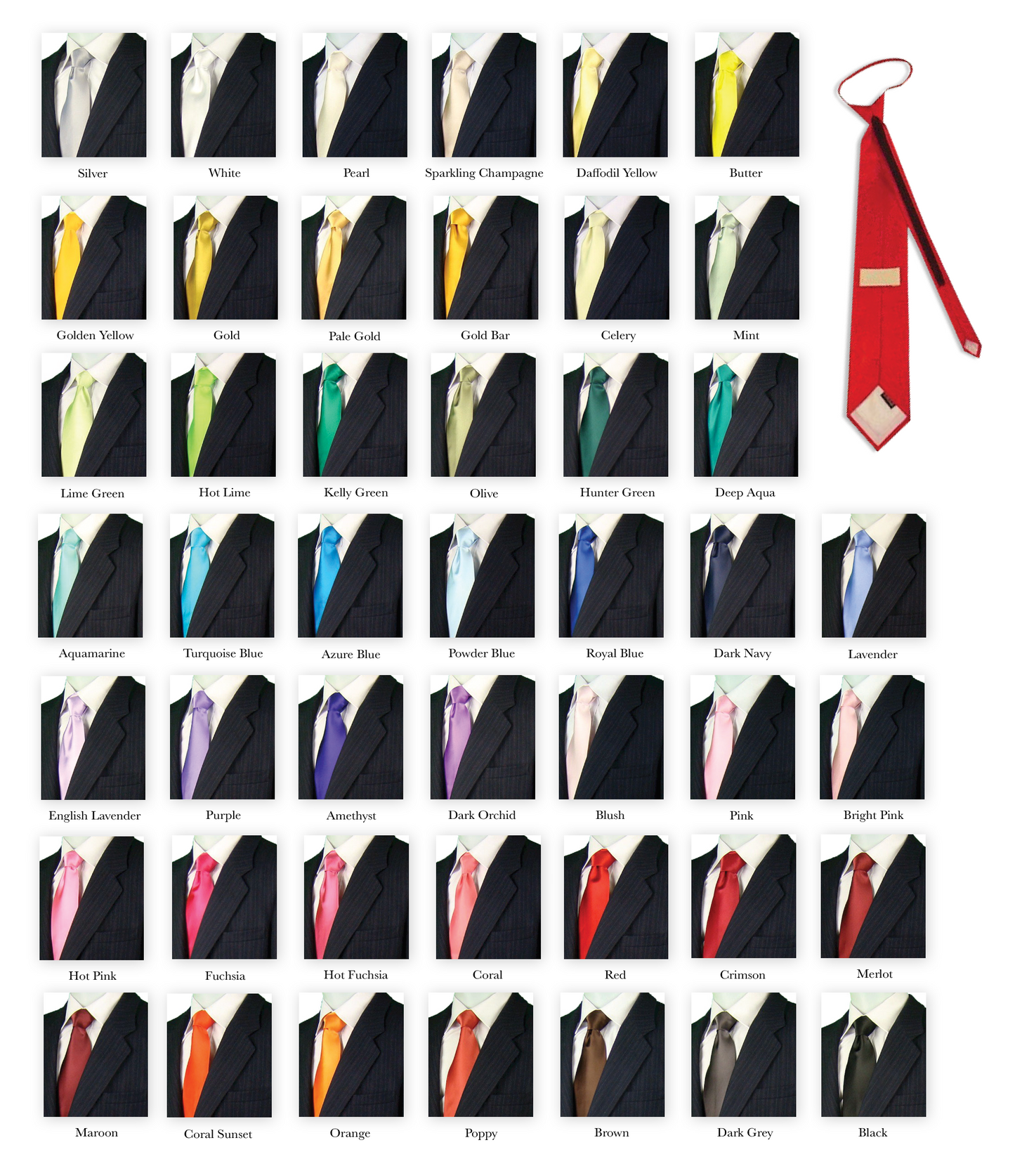 Zipper Ties