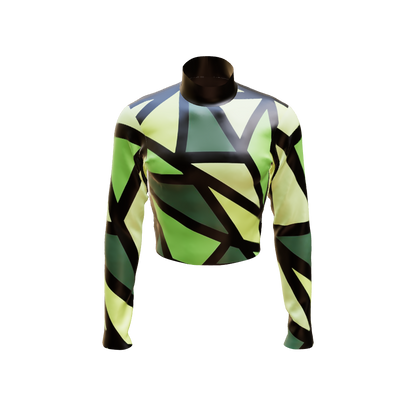 Emotion Band Top - Engineered Print