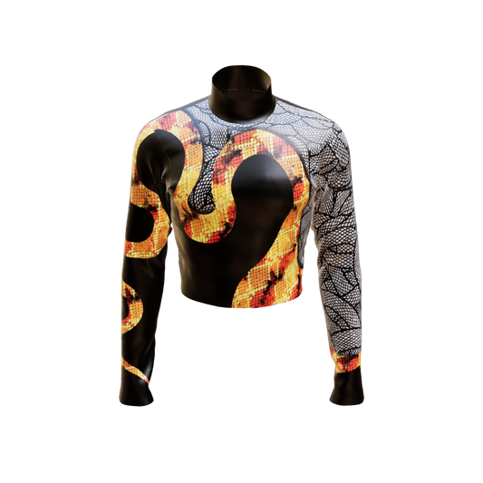 Emotion Band Top - Engineered Print