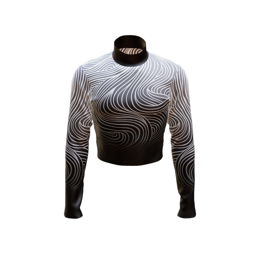 Emotion Band Top - Engineered Print