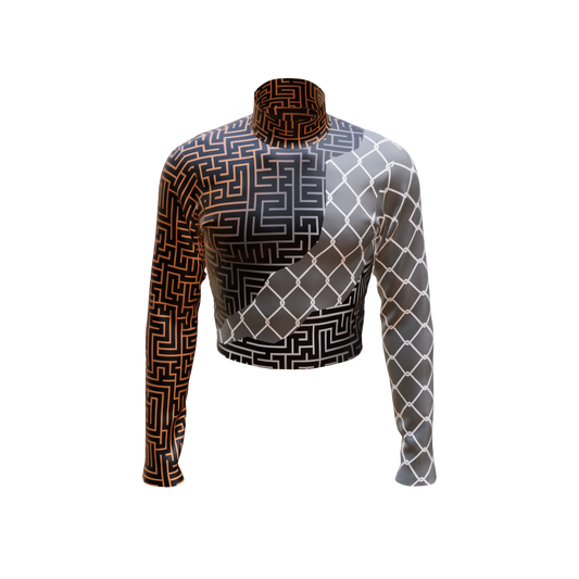 Emotion Band Top - Engineered Print